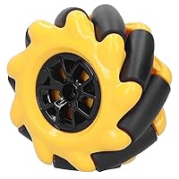 Vista 7 de Mecanum Wheel Robot Kit con ruedas omnidireccionales de 2.362 in Chasis de coche inteligente para proyectos STEM de motor TT