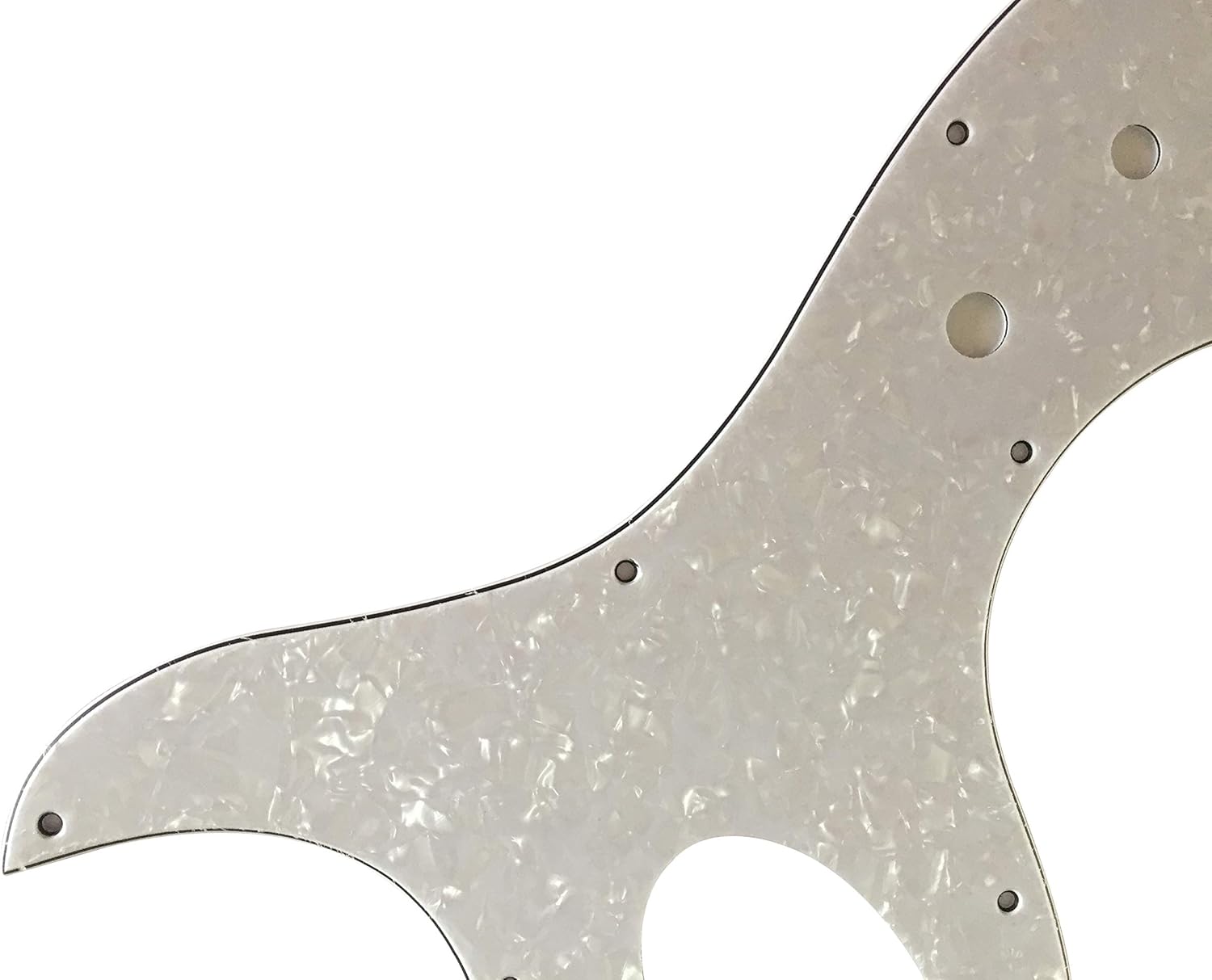 Guitar Parts For Fano TC6 Standard Style Guitar Pickguard (4 Ply White Pearl)