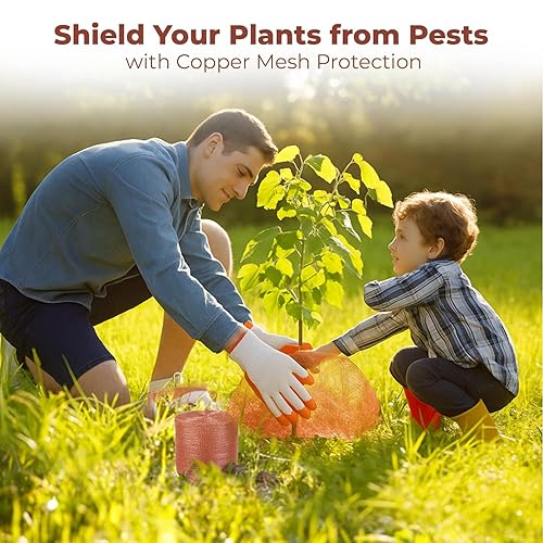 Miniatura 5 de Control de roedores de malla de cobre, 5 x 52 pies, rollo de malla de cobre inoxidable para roedores, murciélagos y caracoles, perfecto