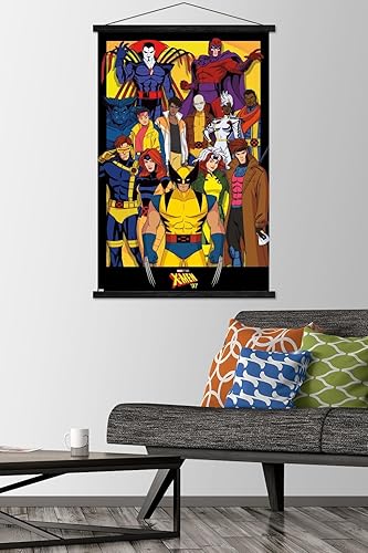 Miniatura 2 de Trends International Marvel X-Men '97 - Characters Wall Poster, 22.37" x 34.00", Print and Black Hanger Bundle