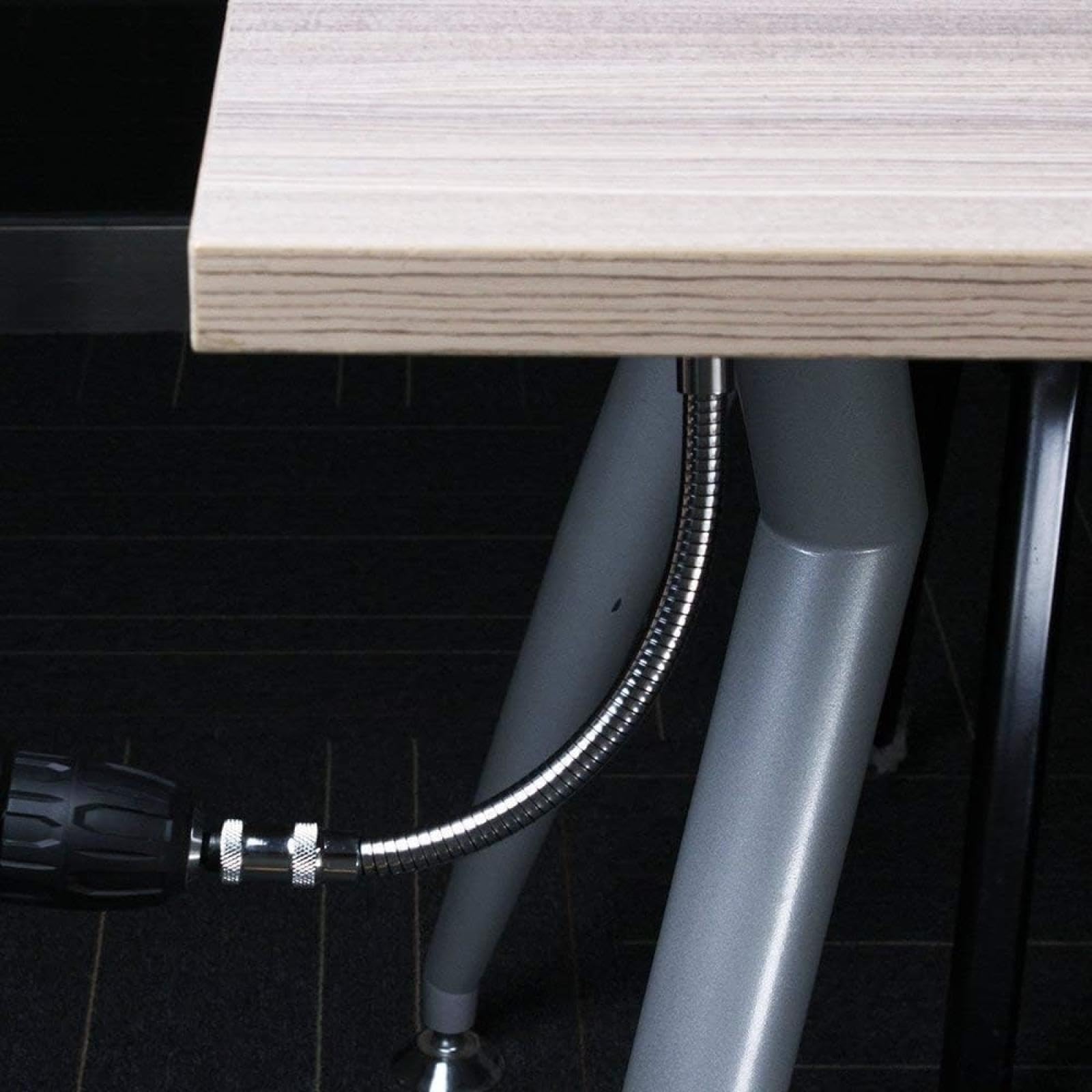 Adapter do wiertarki kątowej, elastyczny wał, nasadka do wkrętarki elektrycznej, wkrętarka udarowa, elastyczne przedłużenie, uchwyt na bity sześciokątne (zestaw adapterów do wiertarki B)
