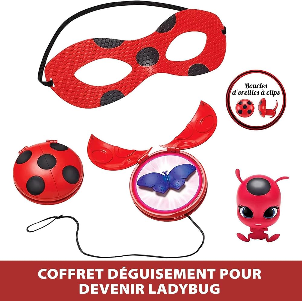 Bandai MIRACULOUS HEROEZ Gift Set 4 Pack Doll LE CAT NOIR RENA QUEEN BEE LADYBUG