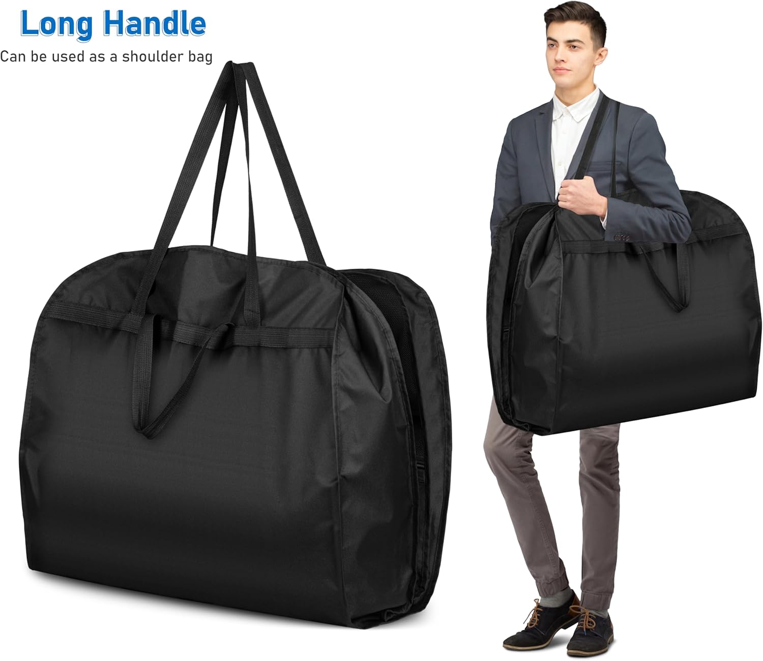 MISSLO 50" Garment Bag Bundle with 54" Garment Bag