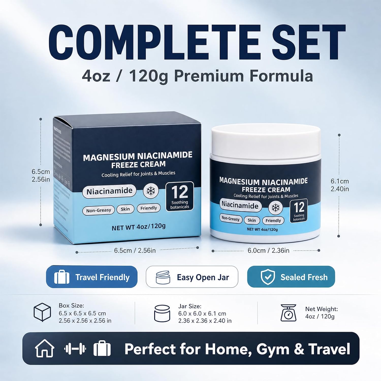 2026New Magnesium Relief Freeze Cream with Niacinamide
