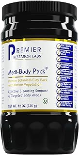 Premier Research Labs Medi-Body Pack - Bentonite Clay Powder, Calcium Bentonite Clay Mud Clay Mask with Added Botanicals, ...