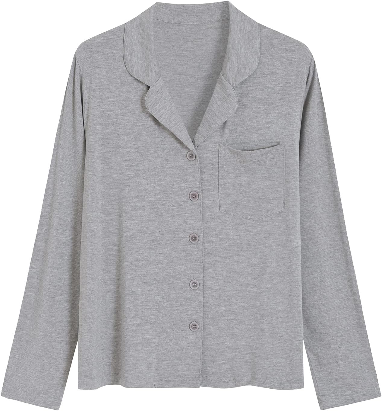 Latuza Women's Petite Pajamas Set Petite Length Shirt Pants - Image 3