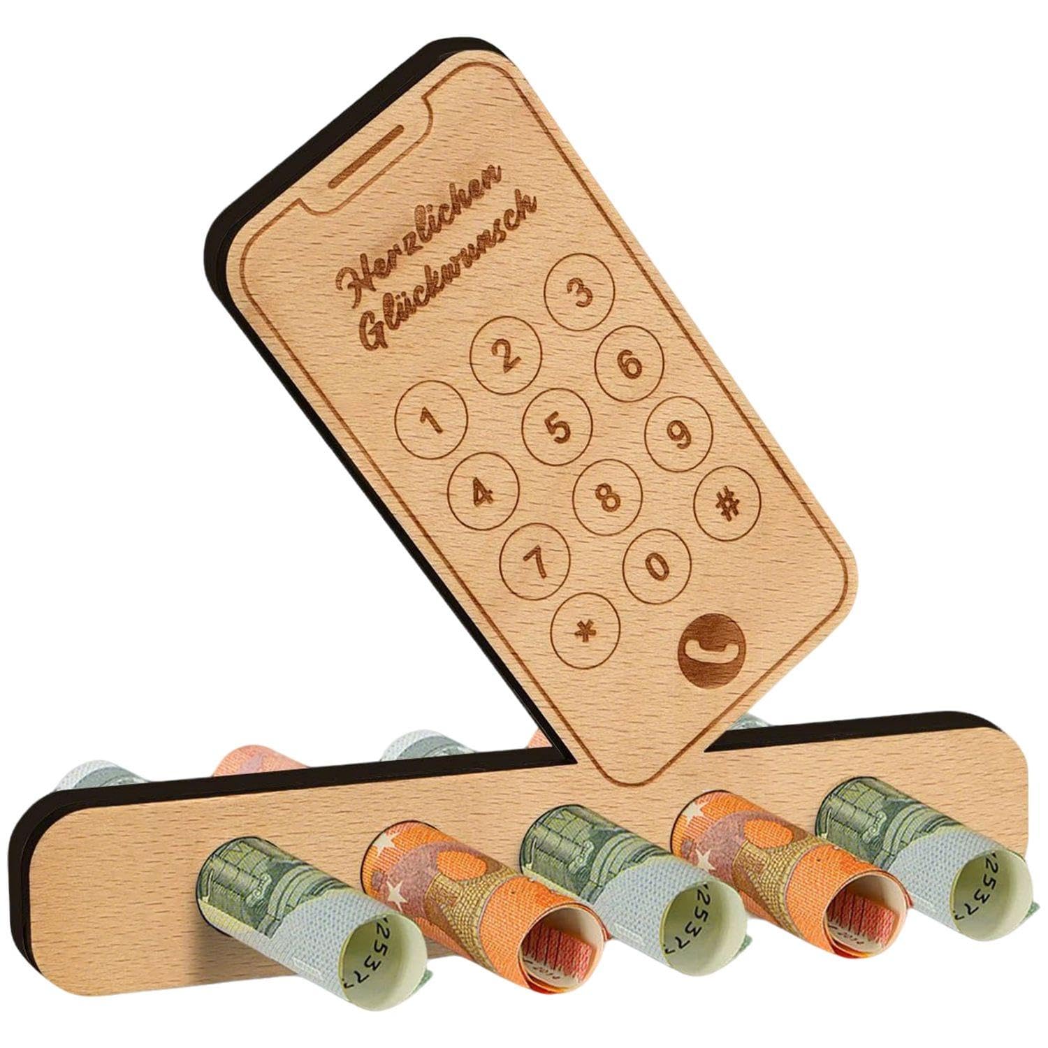 Ejufns Wooden 1 Piece Of Ornaments, Money Clips, Interesting Ornaments, Creative Gifts, Home Decorations.