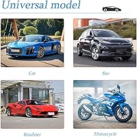 Vista 6 de AUCELI 4 kits de liberación rápida para parachoques de automóvil, kits de fijación de placa apretada de parachoques delantero y trasero de aleación