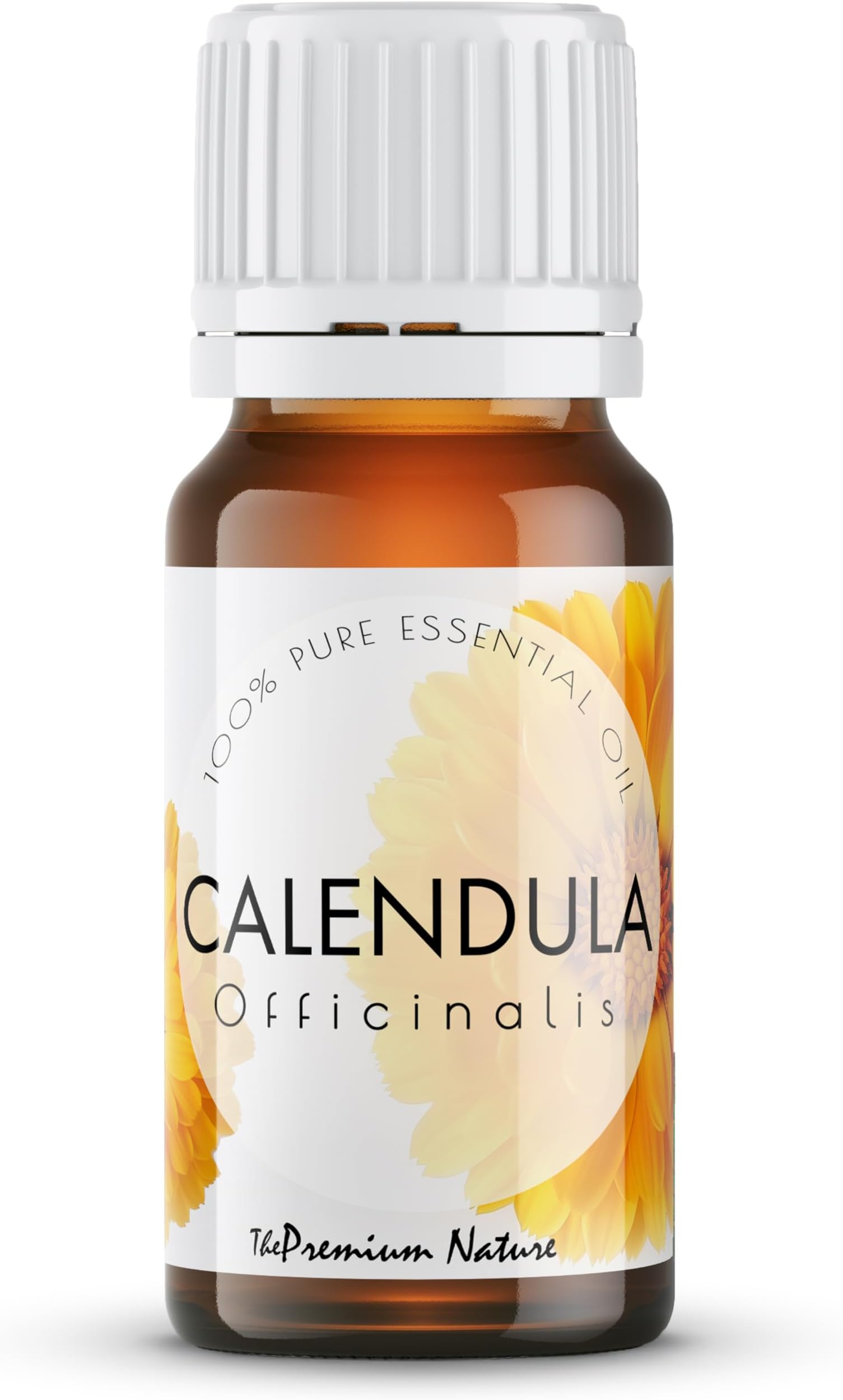 Calendula Essential Oil | 100% Pure & Natural Calendula Flower Oil with Soft Herbal Aroma | For Diffuser, Skin Care, Hair Care, Massage, DIY Beauty & Aromatherapy Blends, 0.34 fl oz