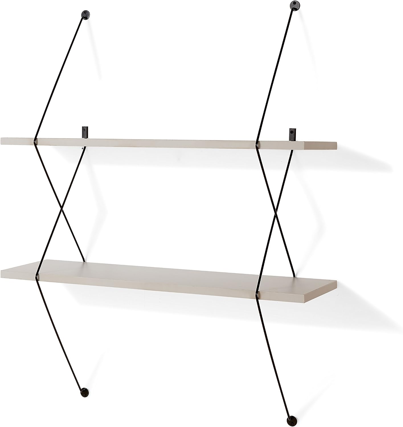 Two-Level Wire Bracket Shelf by Danya B.