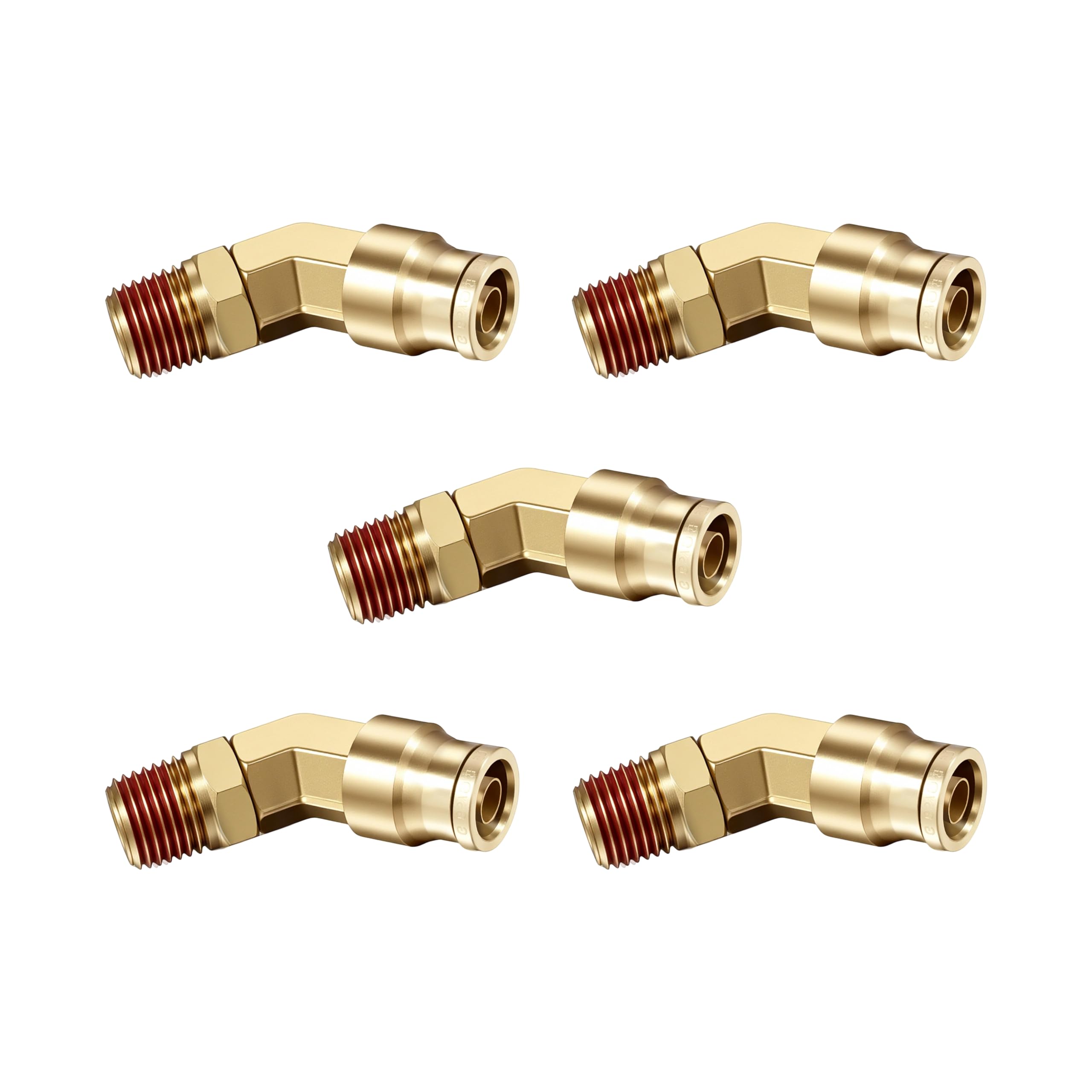 Photo 1 of ANGRICHT 45° Swivel Brass Push-to-Connect Fittings