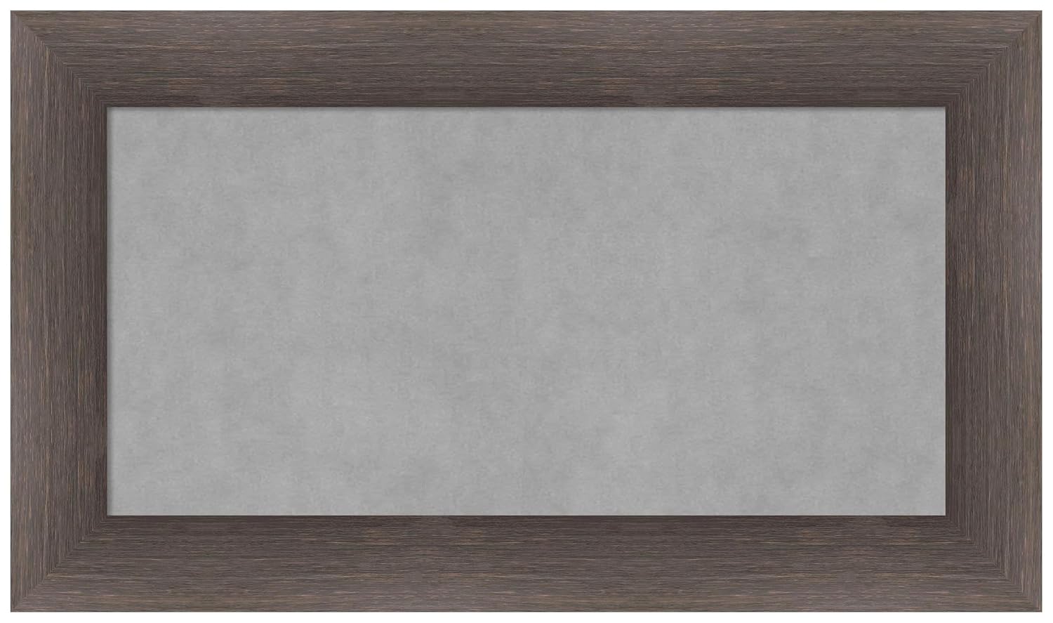 Amanti Art Framed Magnetic Board (29 x 17) Hardwood Chocolate Magnet Board, Small Magnetic Bulletin Board for Office Decor, Mudroom, Kitchen or Organization Drop Zone from WI, USA