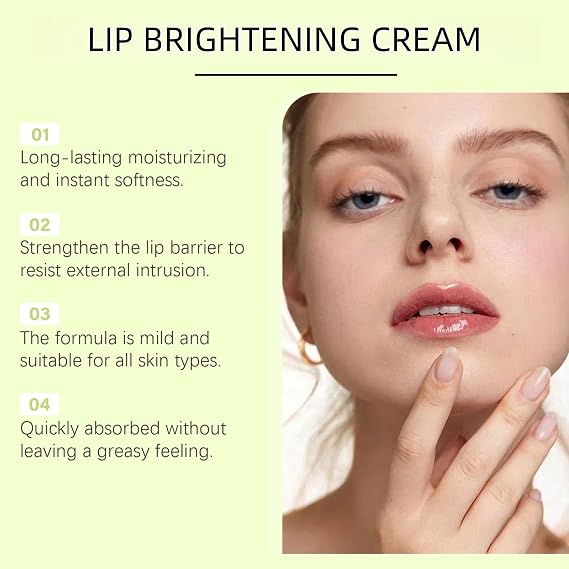 Lip Lightening Cream for Dark Lips,Lip Balm, Lip Gloss & Lip Stain,Whitening & Brightening, Moisturizing Soothing Hydrating Repair,Natural Lip Plumpr,Tinted Lip Balm, Long Lasting Lipstick,Gentle Care