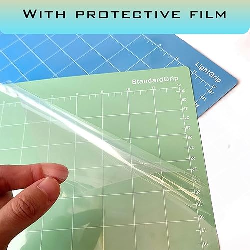 Vista 13 de LOPASA Alfombrilla de corte para Cricut Joy Xtra, juego de alfombrillas de corte adhesivas de agarre estándar de 8.5 x 12 pulgadas y agarre ligero