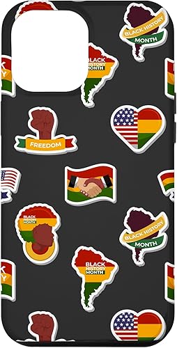 Miniatura 10 de iPhone 14 Black History Month USA African Pride Pattern Case