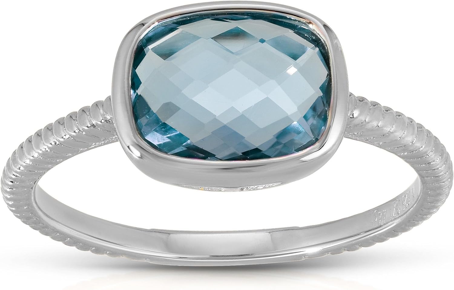 Cushion Faceted Candy Ring