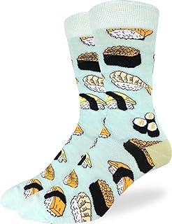 Men's Sushi Socks, Adult, Shoe Size 7-12