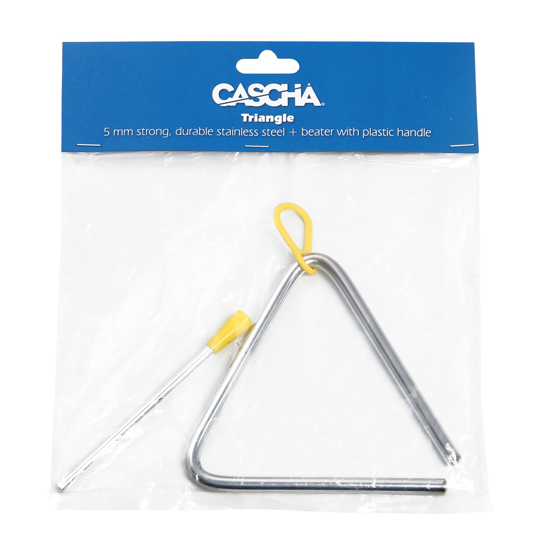 CASCHA Triangle avec mailloche pour Percussion/Eveil musical 13 cm, HH 2004