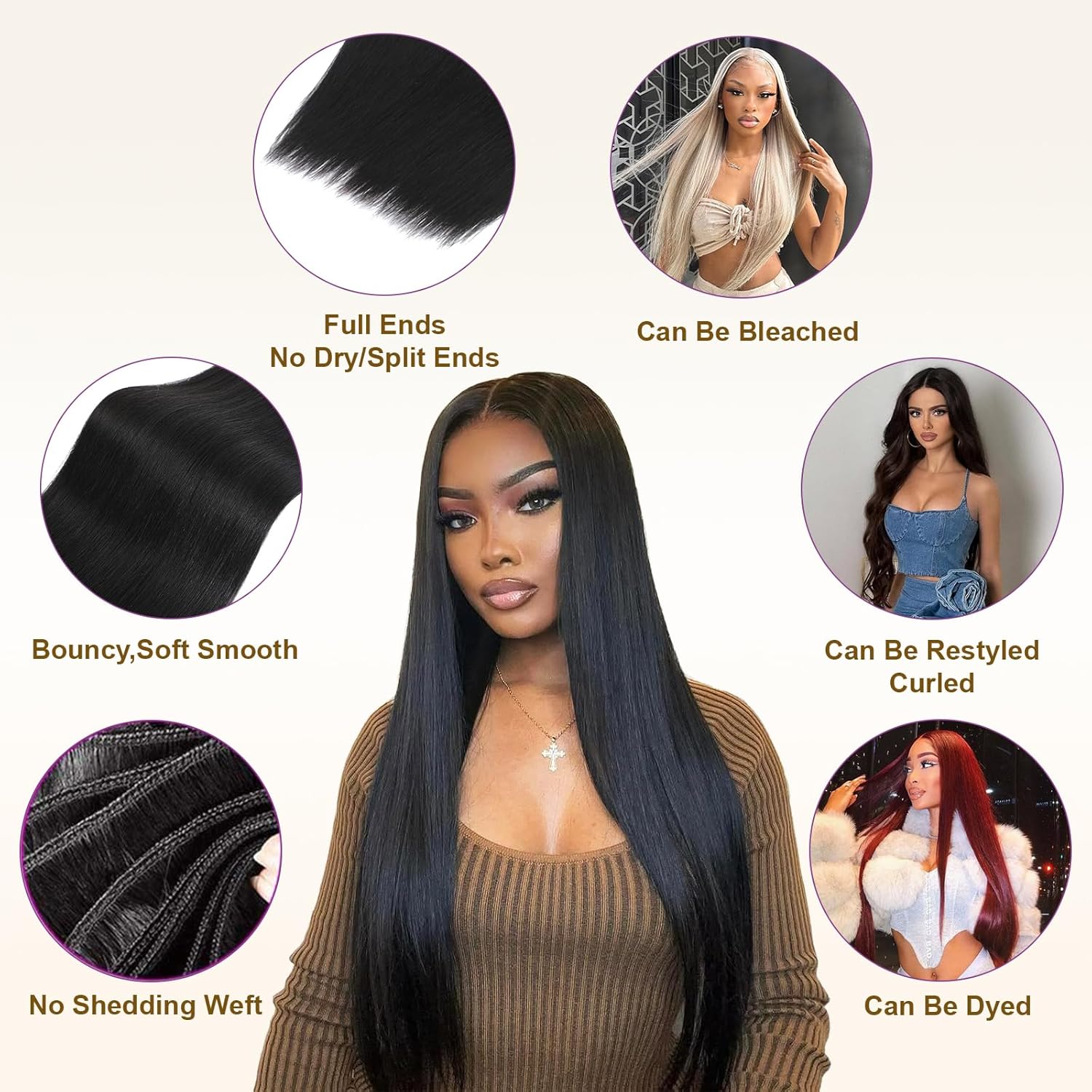 16A Raw Straight Bundles Human Hair 1 Bundle,18 Inch,Triple Lifespan,Burmese Virgin Remy Hair Extensions,No Tangle Shedding