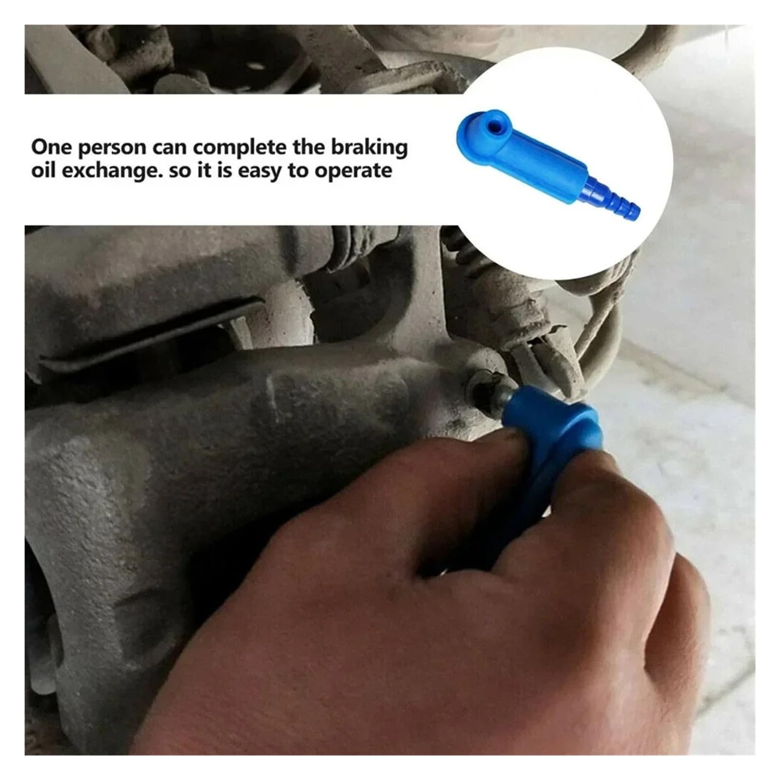 Zestaw złącza zmieniacza płynu hamulcowego, adapter do odpowietrzania oleju do samochodów ciężarowych, 5 szt