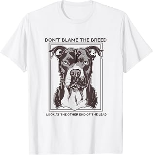 Don't Blame The Breed, XL Bully, Pitbull, Mastif T-Shirt