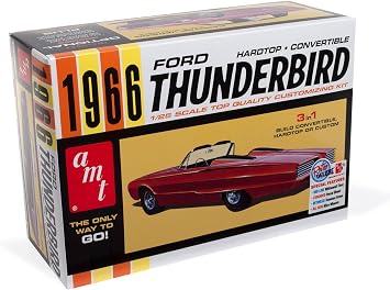 AMT 1966 Ford Thunderbird Hardtop/Convertible 125 Scale Model Kit