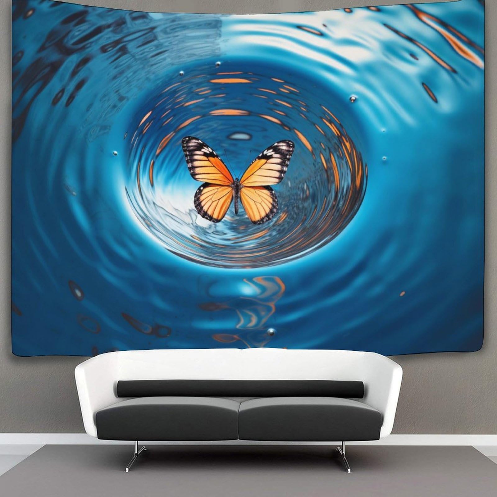 kaiyun 130cmx150cm Tapestry Butterfly Tapestries 3D Printing Wall Hanging Home Decorations