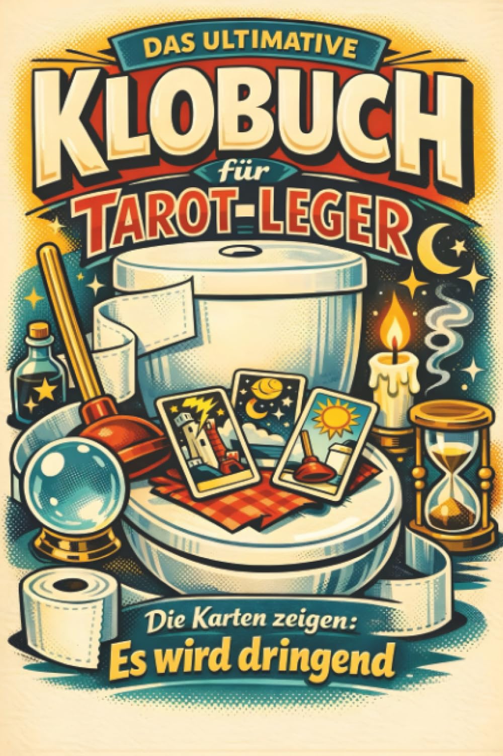 Das ultimative Klobuch für Tarot-Leger: Die Karten zeigen: Es wird dringend. Lustiges Geschenk mit Lifehacks, Fun Facts und Geschichten