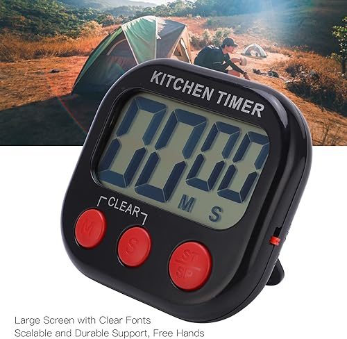 Miniatura 8 de Digital Stopwatch Clock, Large Screen Easy to Read Classroom Timer with Magnet on The Back for Kitchen