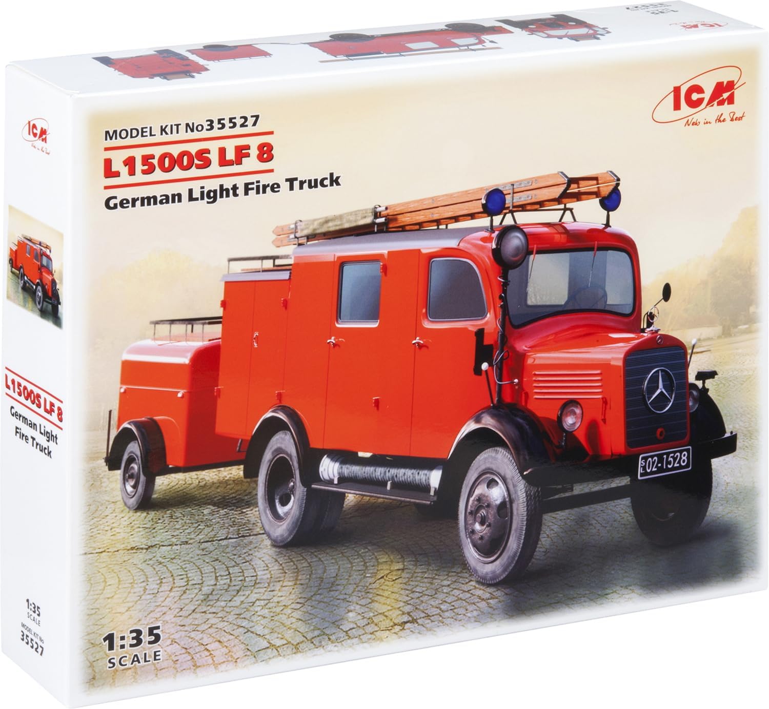 ICM Models L1500S LF 8 German Light Fire Truck