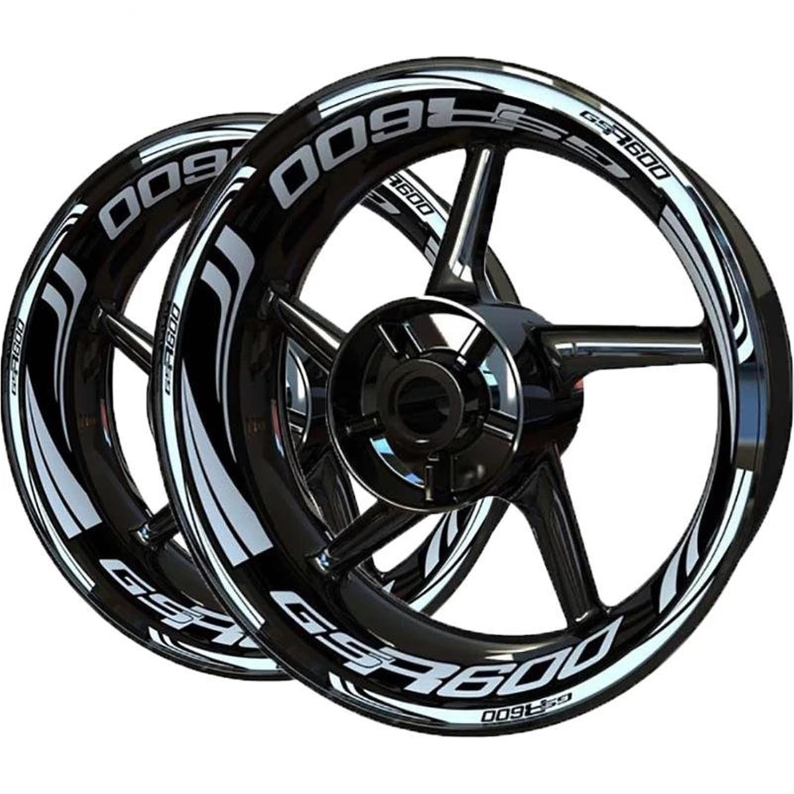 Pegatinas Reflectantes Para Llantas De Motocicleta Para Suzuki GSR600 GSR 600 Gsr600 Gsr 600 Adhesivo Para Cubo De Rueda Adhesivo Para Rueda Pegatinas para ruedas Calcomanía para ruedas(Color 3)