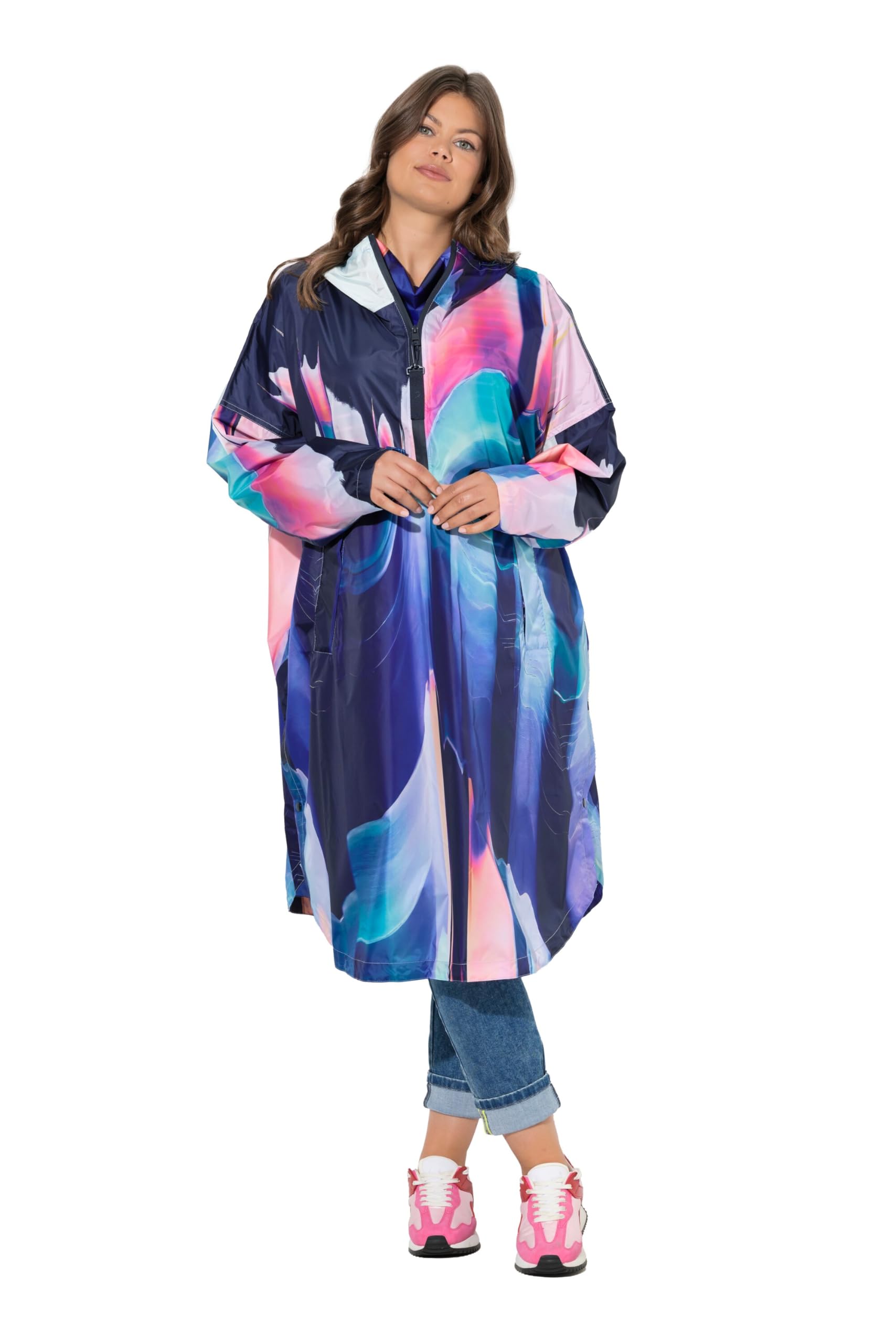 Laurasøn Funktions-Regencape, Unisex, Print, Kapuze 845045