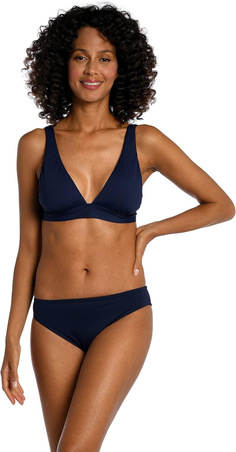 La Blanca Women's Standard Over The Shoulder Triangle Swimsuit Top