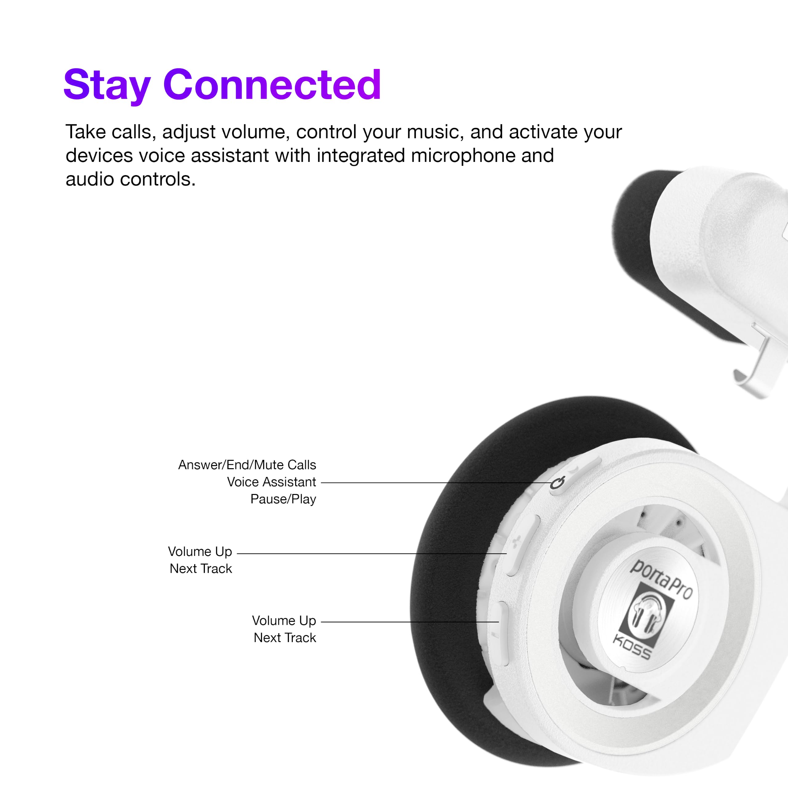 Amazon.com: Koss Porta Pro Wireless 2.0 Retro 80s Style On-Ear