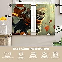 Vista 365 de Cenefas de cocina modernas con patrón de cobre marrón dorado para ventanas, cenefas opacas abstractas de marcas de arañazos y cortinas opacas