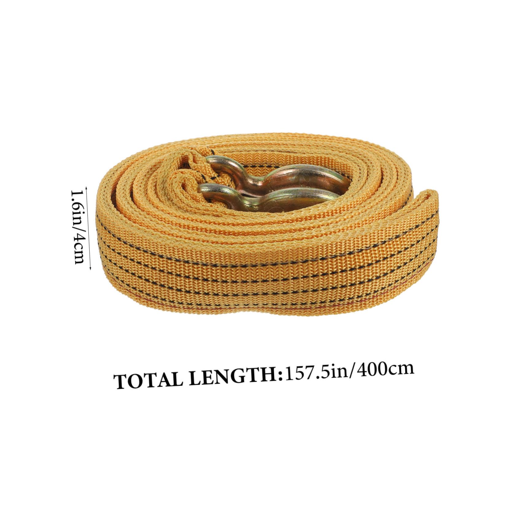 Holibanna Outdoor Car Towing Rope Heavy Duty Strap for Trucks Trailers Rvs Durable Nylon with Material Easy to Install for Emergency Situations