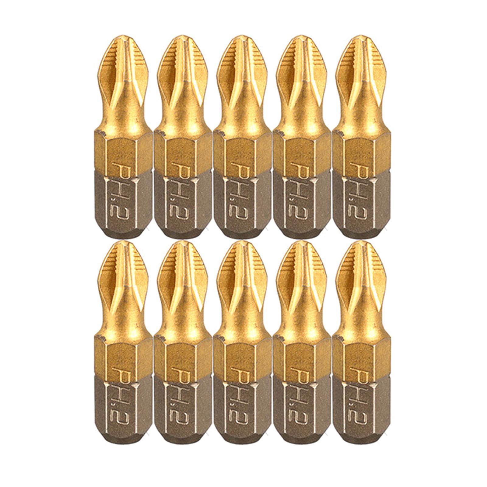 Tsophreniq Complete 10Pcs Ph2 Screwdriver Bit Set Antislip Drill Bit For Woodworking Suitable For Electronics, Woodworking Electronics Repair