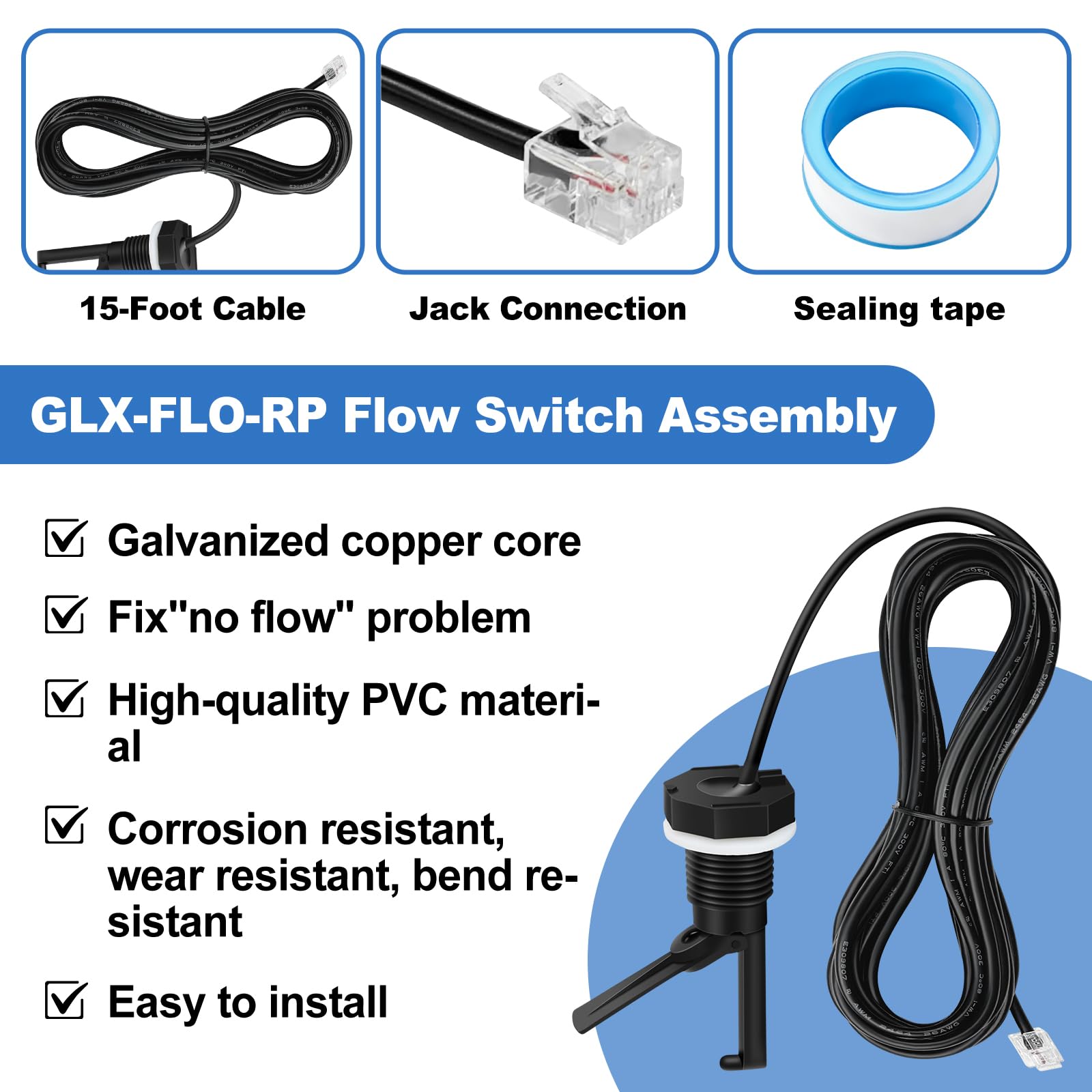 Amazon.com: GLX-FLO-RP Flow Switch for Hayward Goldline Aquarite
