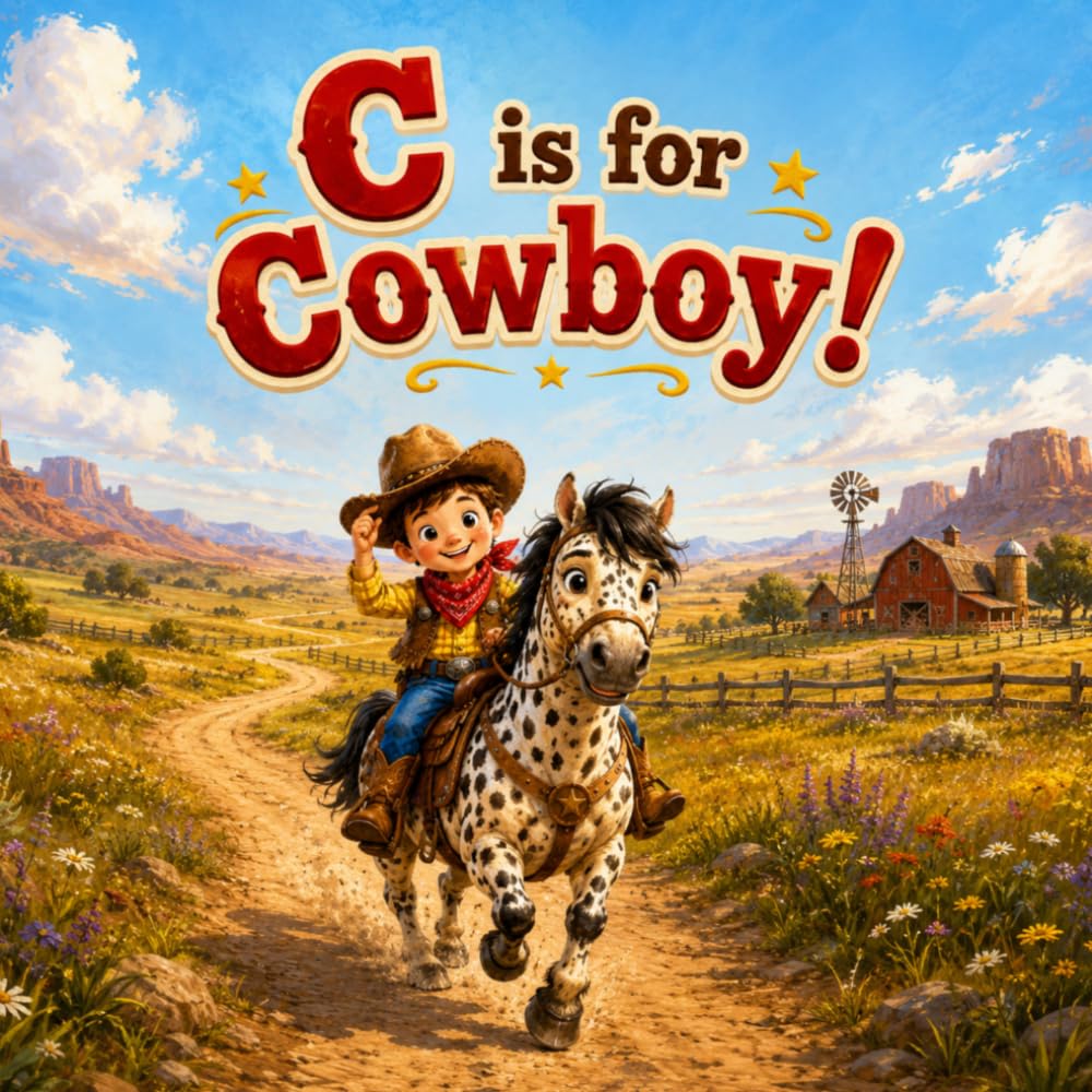 C is for Cowboy!: A Wild West Alphabet Adventure for Kids (FunFirst Wild West ABC Books)