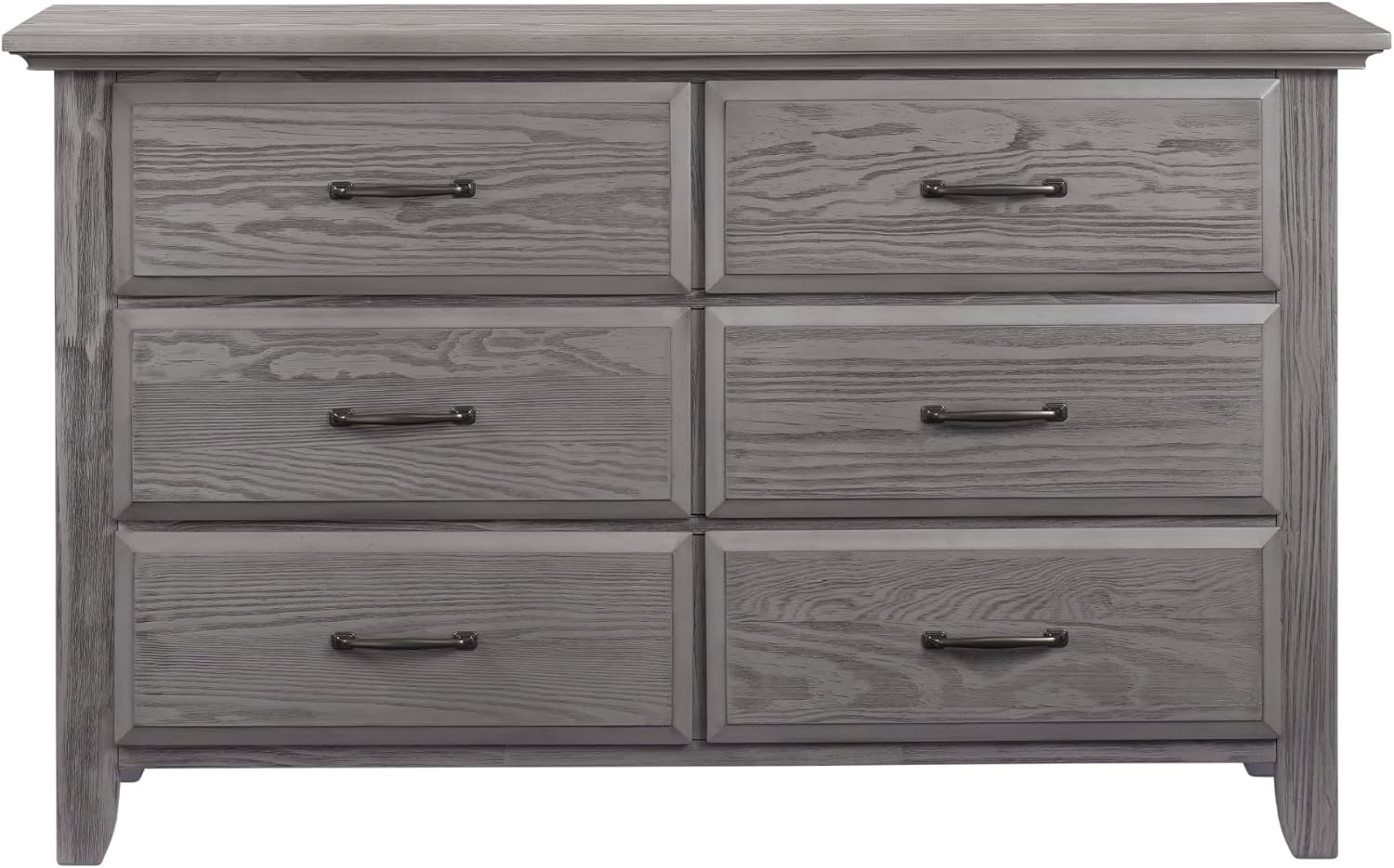 Soho Baby Chandler Premium 6-Drawer Dresser, Graphite Gray, GreenGuard Gold Certified