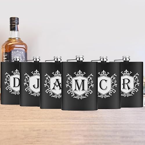 Miniatura 7 de Regalos con monograma para hombres, regalos iniciales personalizados, regalos de padrinos de boda, regalos de Navidad, regalos de cumpleaños para
