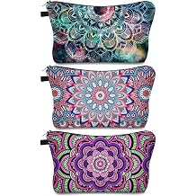 Deanfun Makeup Bag, 3pcs/set Super Funny 3D Printing Women Cosmetic Bag Multifunction Pencil HolderMandala 3