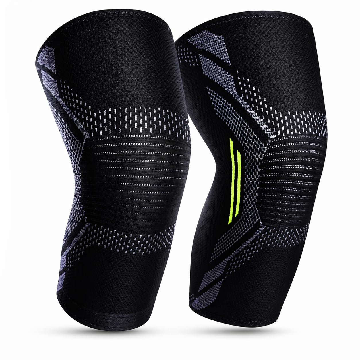Compression Knee Cap Pair for Men & Women | Knee Support for Gym, Running, Workout & Sports (Medium)-image-26