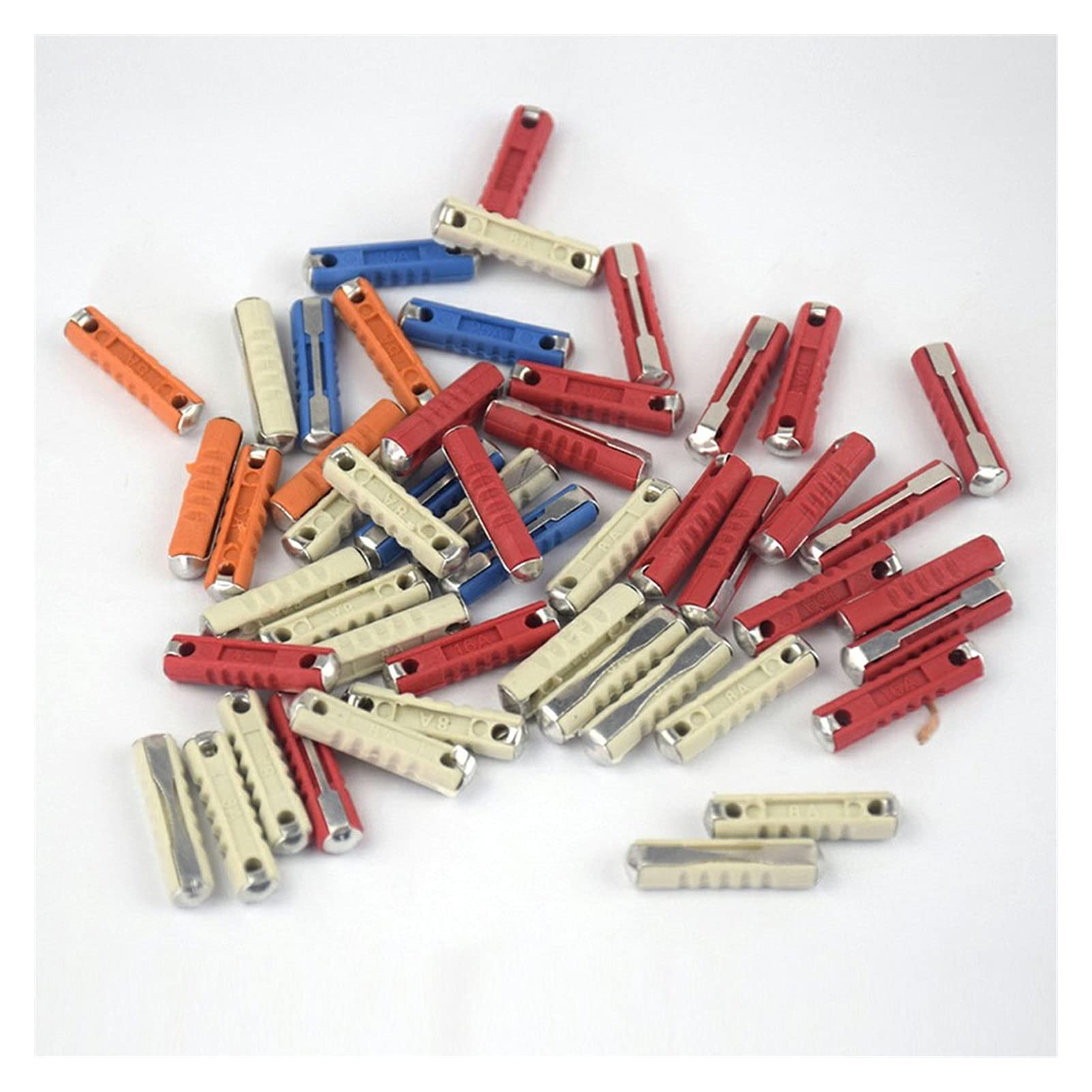 Cablaggio di protezione 50Pcs/Kit 5A 8A 16A 25A Kit di fusibili for auto d'epoca Fusibile for auto in ceramica Fusibile for auto Fusibile europeo