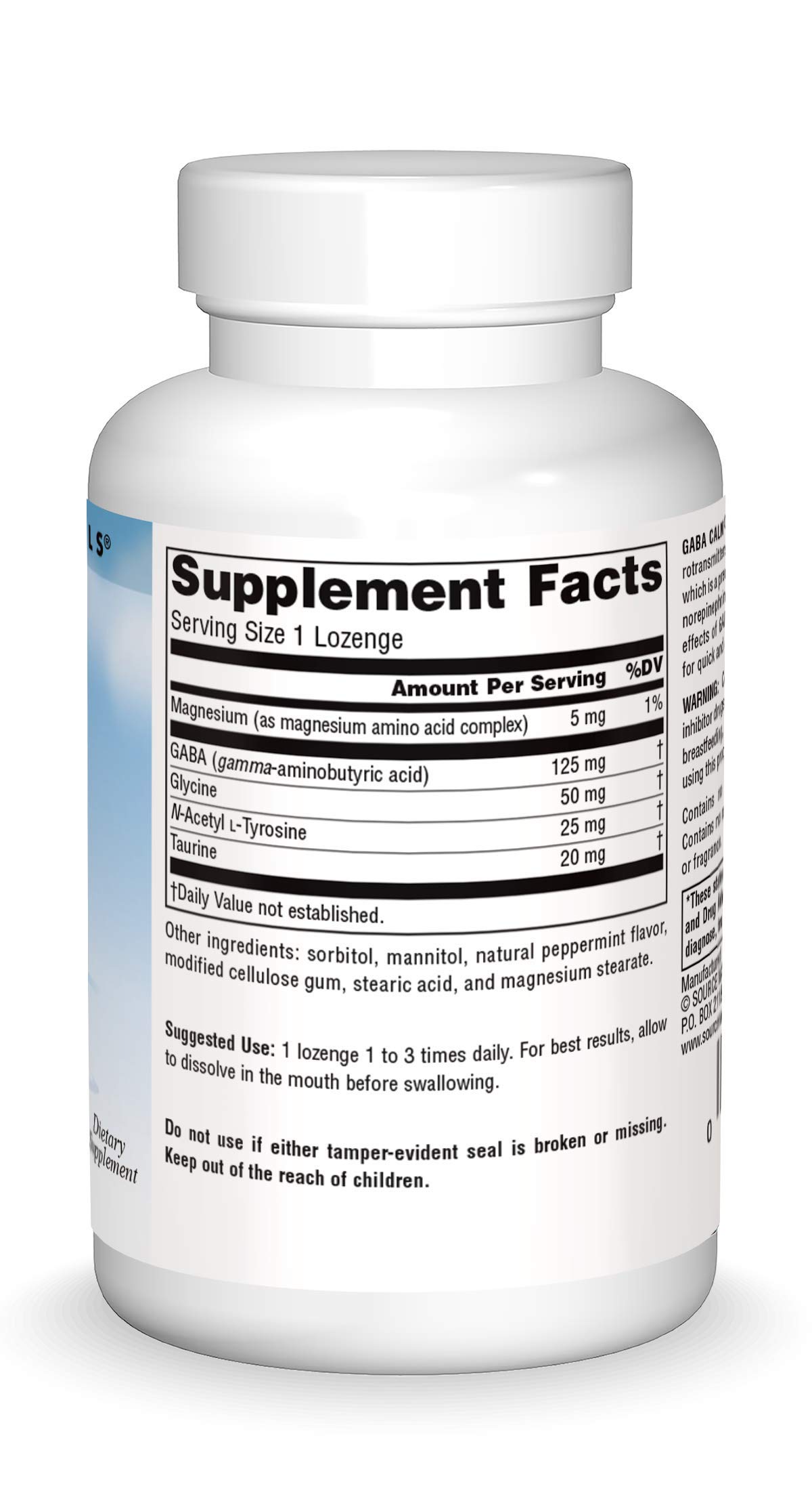 Source Naturals Serene Science, GABA Calm Mind - 60 Lozenges — Amazon image 3