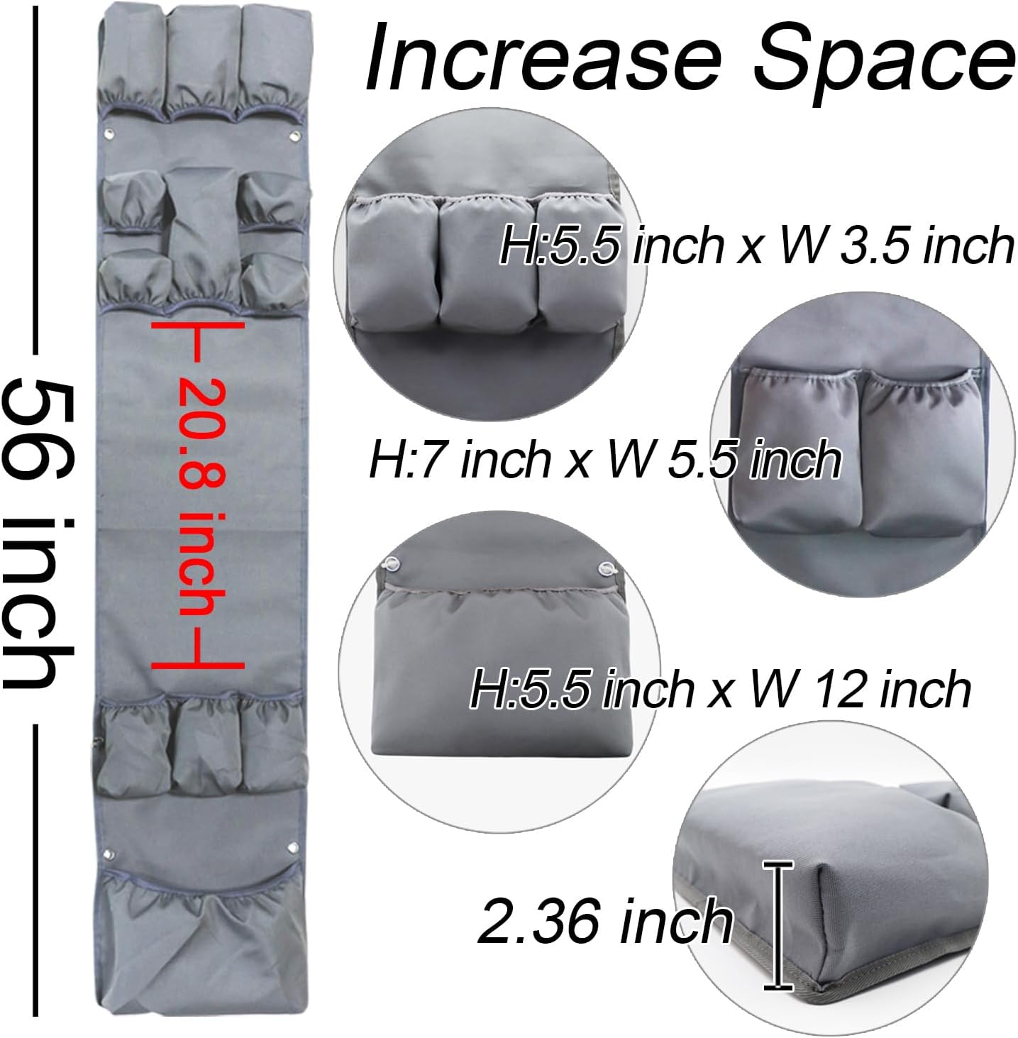 Best 12 Pocket Mini Fridge Organizer, Over The Fridge Storage Org... 2026