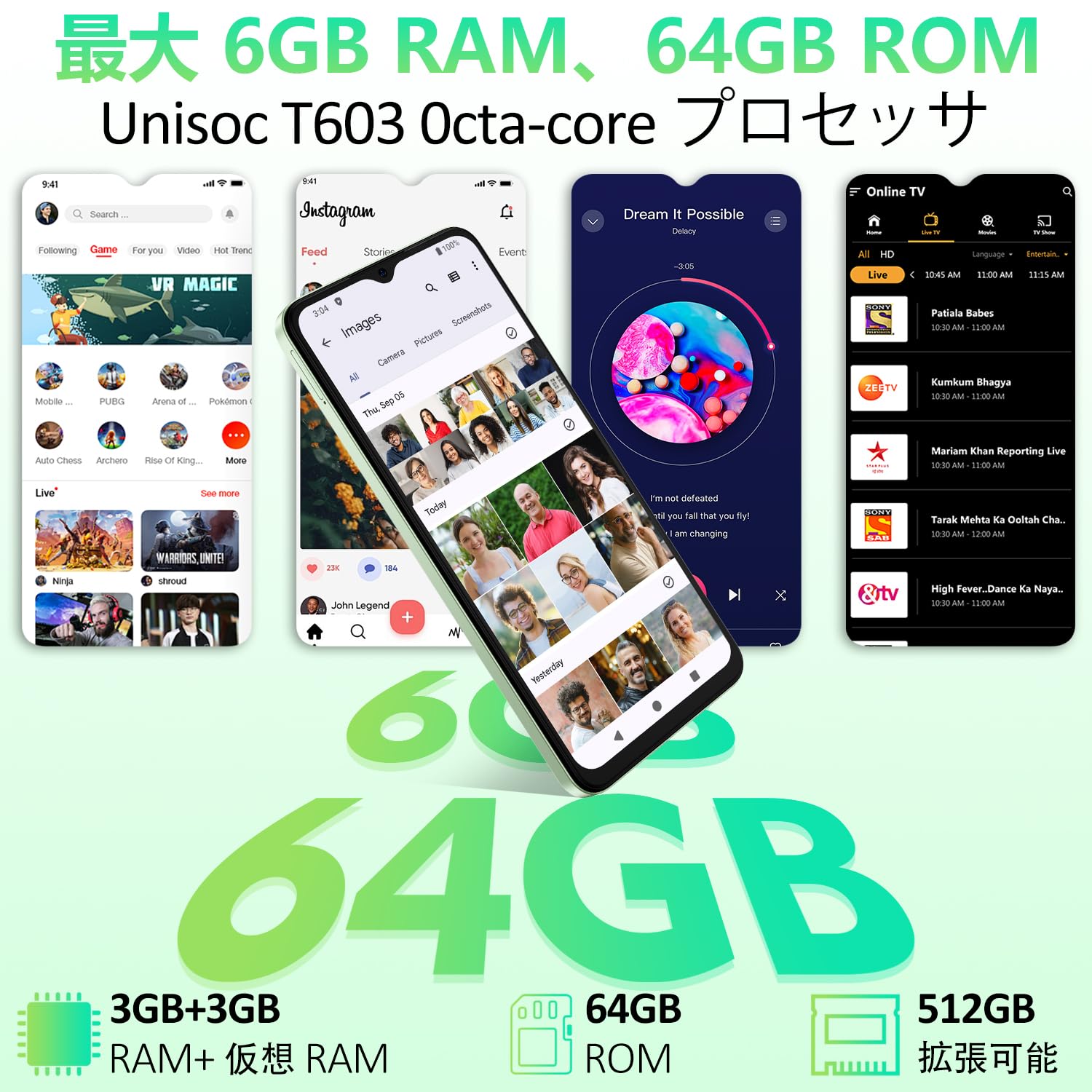 Amazon.co.jp: Ulefone Note 19 (Android14 Smartphone) SIM Free