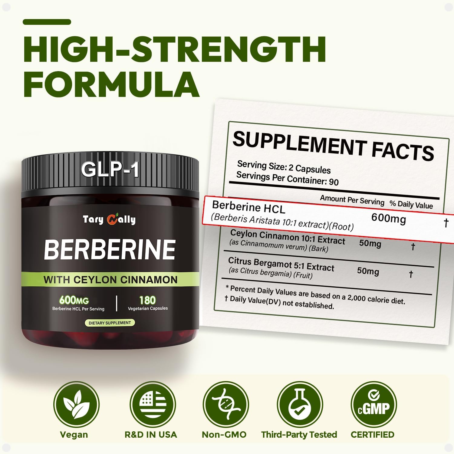 Liposomal Berberine with Ceylon Cinnamon for Weight Loss Metabolic Support — Amazon image 9