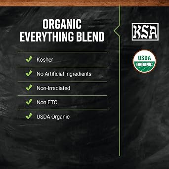 Frontier Co-op Organic Everything Blend Seasoning. 16 Oz, Bulk Bag - For Everything Bagels, Eggs, and Salads
