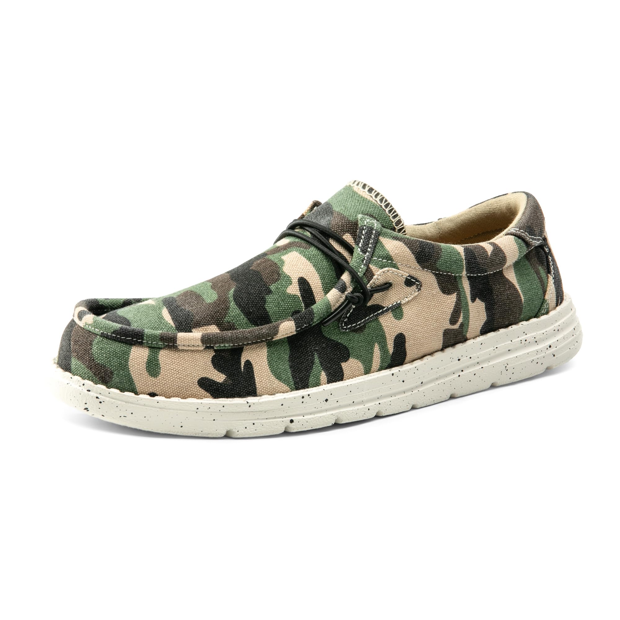 Bruno Marc Herren Canvas Mokassin Loafer | Slip-on Leichte Atmungsaktive Freizeitschuhe Komfortabel Weich und Flexibel für Alltag, Büro und Reisen